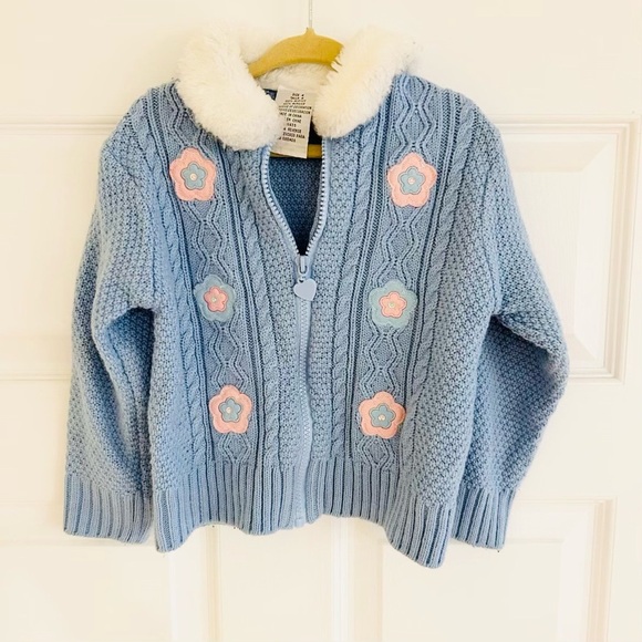 Pretty Faux Fur-Lined Cardigan - Picture 2 of 5